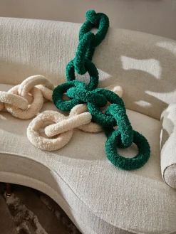 Cojín de borreguillo Chain Dotty