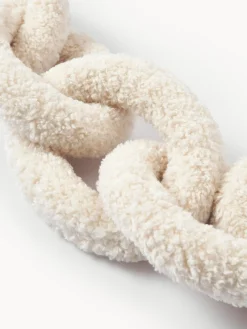 Cojín de borreguillo Chain Dotty