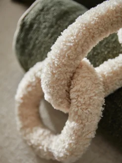 Cojín de borreguillo Chain Dotty