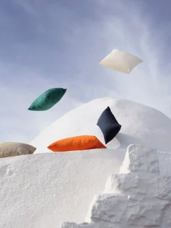 Cojín de exterior en tejido bouclé Alka