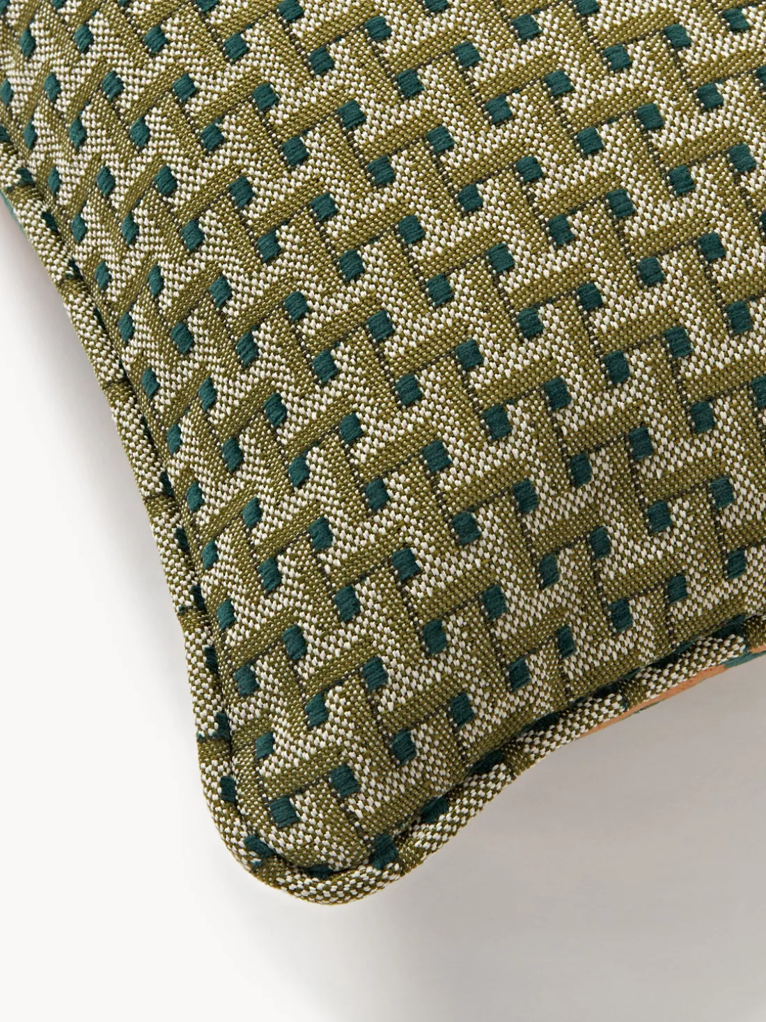 Cojín de exterior reversible artesanal Laura & Janis