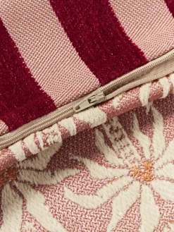 Cojín de exterior reversible artesanal Laura & Jackie