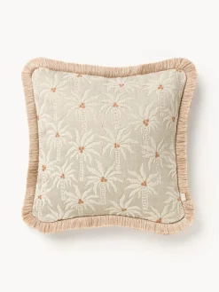 Cojín de exterior reversible artesanal Laura & Rosita