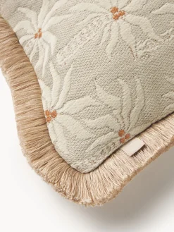 Cojín de exterior reversible artesanal Laura & Rosita