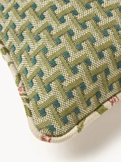 Cojín de exterior reversible artesanal Laura & Janis