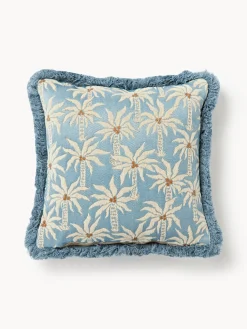 Cojín de exterior reversible artesanal Laura & Maya