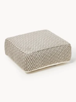 Cojín de suelo para exterior con tejido estampado Suria