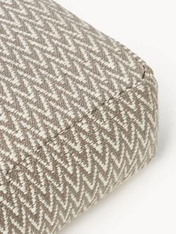 Cojín de suelo para exterior con tejido estampado Suria