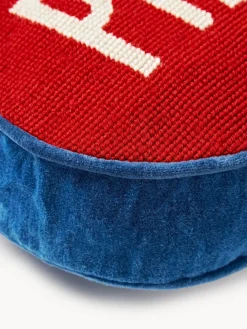 Cojín decorativo de lana artesanal Prozac