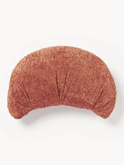 Cojín en forma de croissant en tejido bouclé Francois