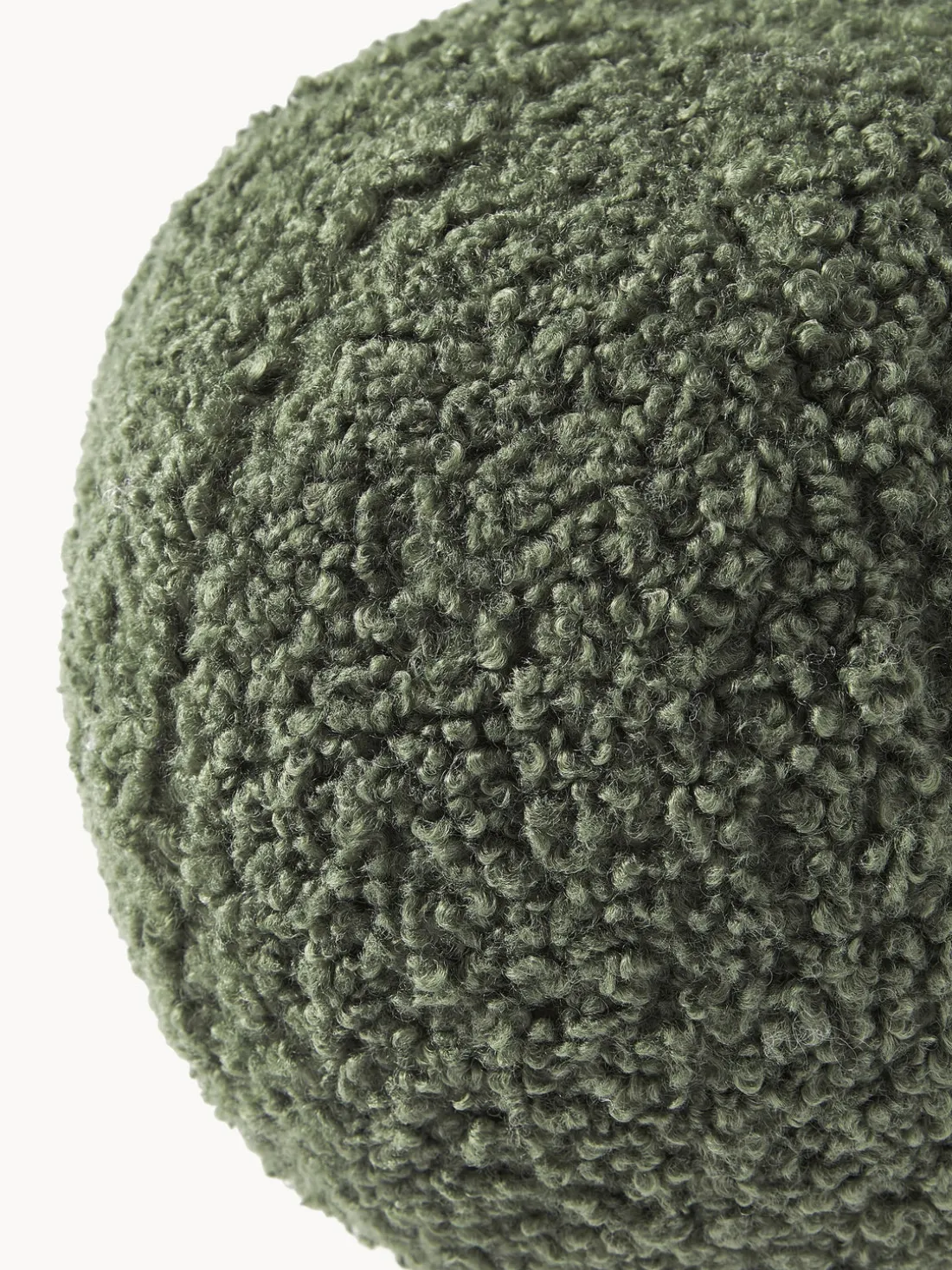 Cojín esférico de borreguillo Dotty