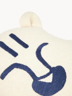 Cojín infantil de lino bordado Tiger