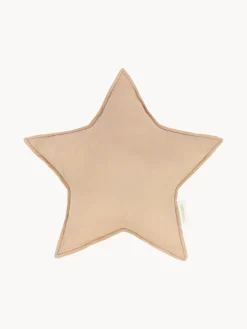 Cojín infantil de lino bordado L1N0