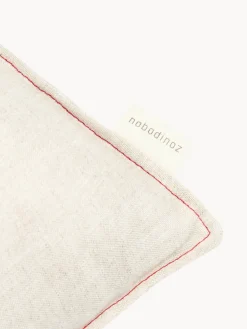 Cojín infantil de lino bordado L1N0