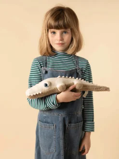 Cojín peluche artesanal Savanah Croco