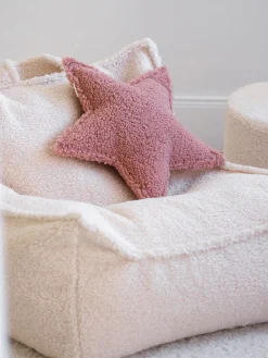 Cojín peluche de borreguillo Star