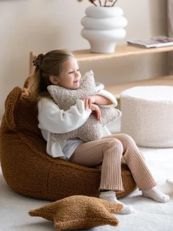 Cojín peluche de borreguillo Star