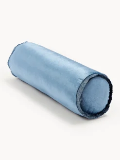 Cojín rulo co flecos Nikita