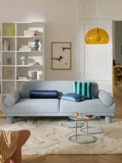 Cojín rulo co flecos Nikita