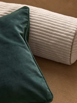 Cojín rulo de pana Kylen