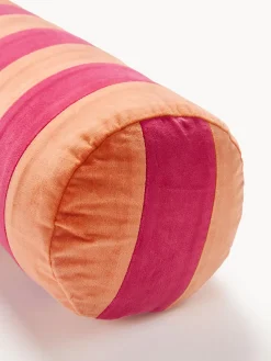 Cojín rulo de terciopelo patchwork Remus