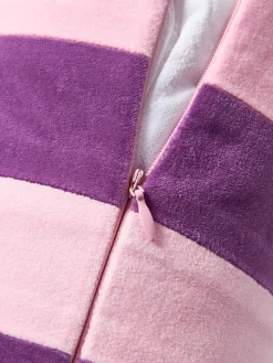 Cojín rulo de terciopelo patchwork Remus