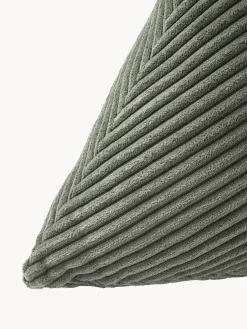 Cojín triangular de pana Kylen