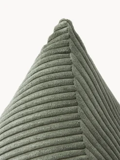 Cojín triangular de pana Kylen