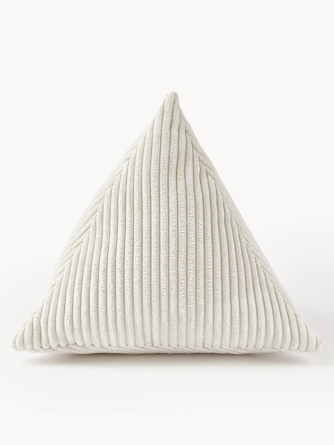 Cojín triangular de pana Kylen