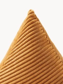 Cojín triangular de pana Kylen