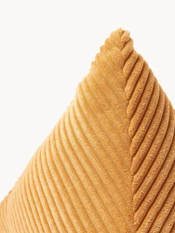 Cojín triangular de pana Kylen