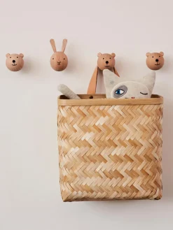 Colgador de pared de madera de haya Bear