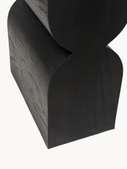 Consola artesanal de madera Curve