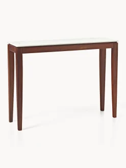 Consola con tablero en efecto mármol Jackson