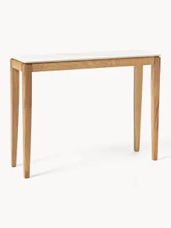 Consola con tablero en efecto mármol Jackson