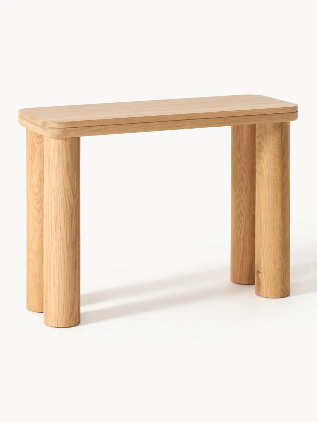 Consola de madera de roble Kalia