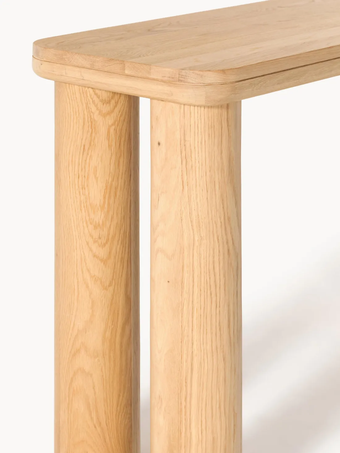 Consola de madera de roble Kalia