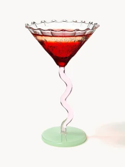 Copas de cóctel de vidrio de borosilicato Curve, 2 uds.