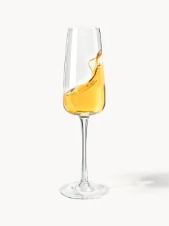 Copas de champán sopladas Ellery, 4 uds.