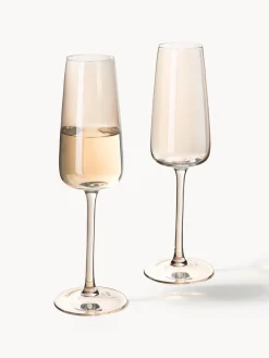 Copas de champán sopladas Ellery, 4 uds.