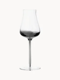 Copas de champán sopladas Smoke, 4 uds.