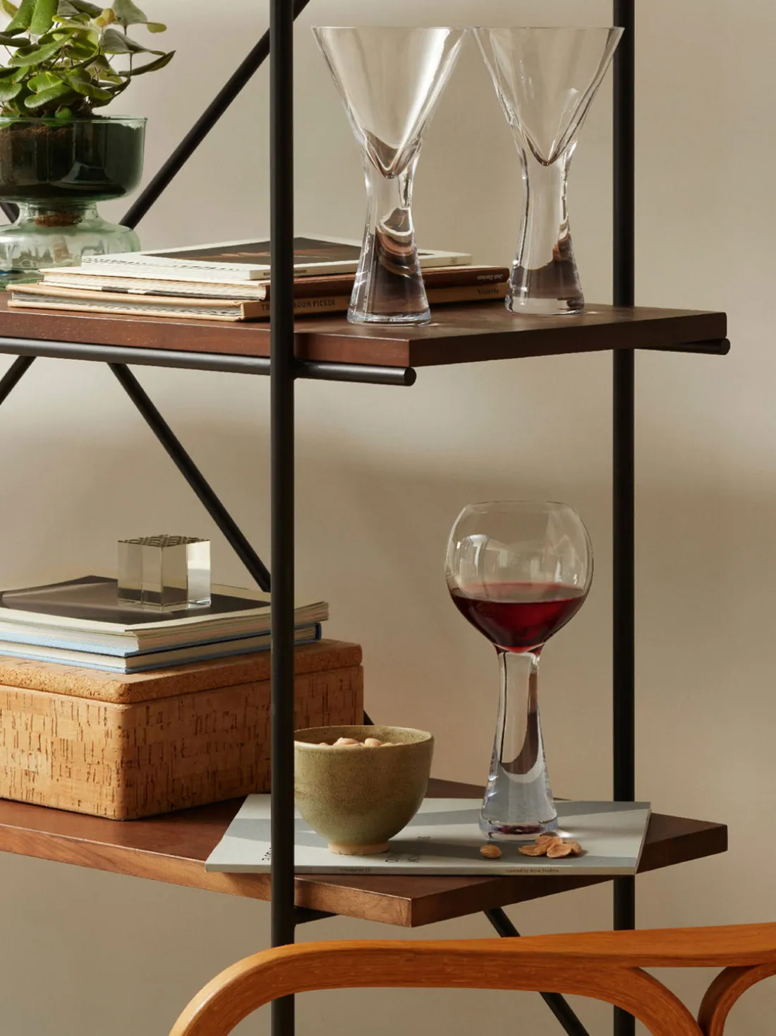 Copas de licor sopladas Moya, 2 uds.