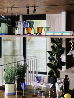 Copas de vino artesanales de vidrio borosilicato Eve, 2 uds.