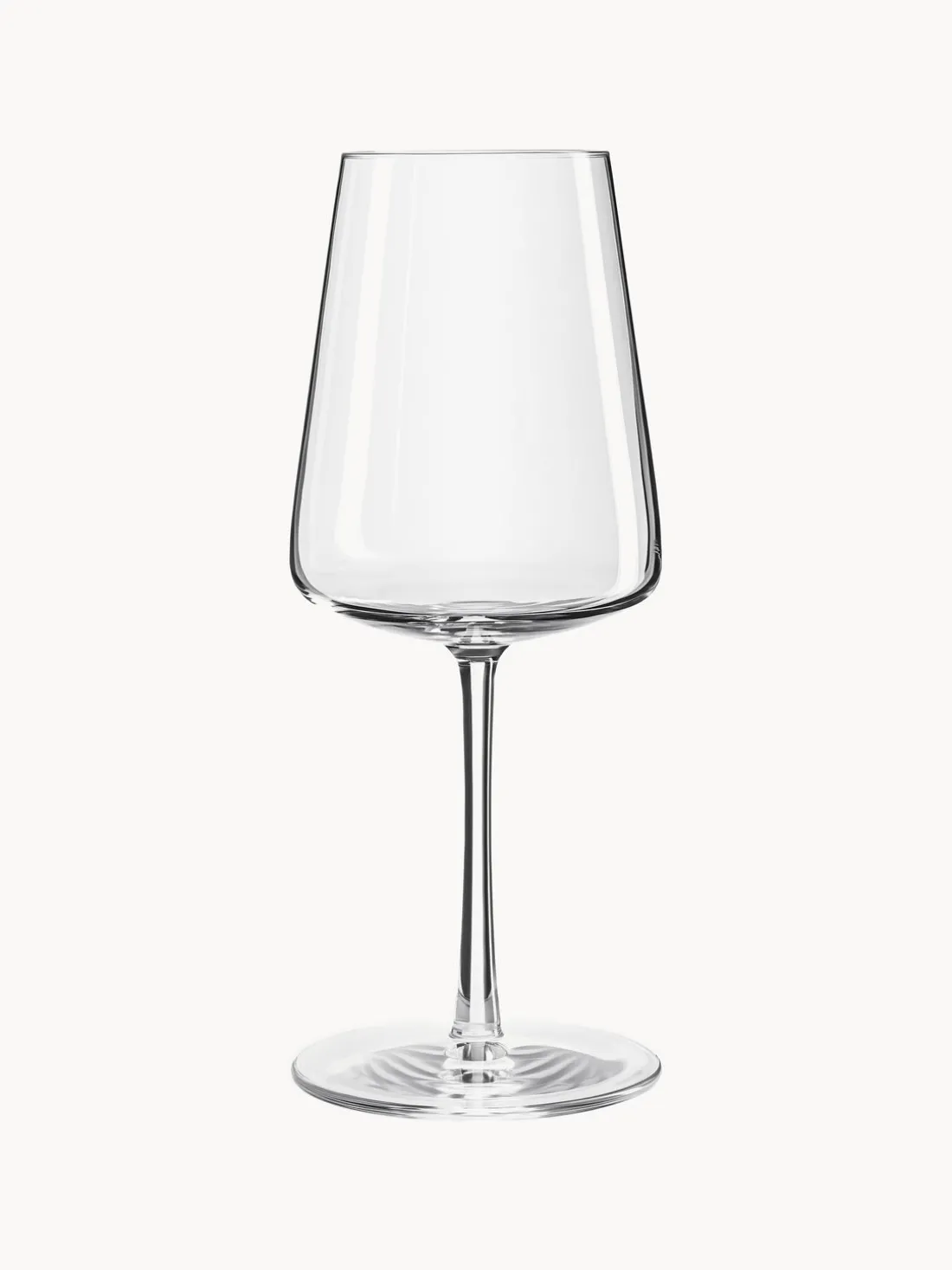 Copas de vino blanco de cristal en forma de cono Power, 6 uds.