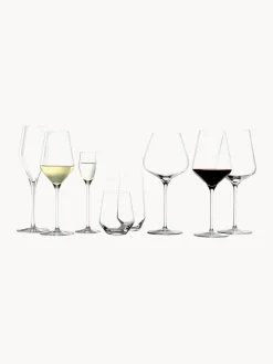 Copas de vino blanco de cristal Quatrophil, 6 uds.