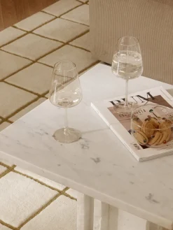 Copas de vino blanco sopladas Ellery, 4 uds.