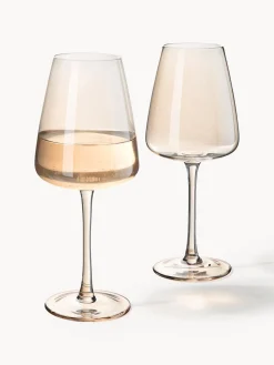 Copas de vino blanco sopladas Ellery, 4 uds.