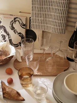 Copas de vino blanco sopladas Hammered, 4 uds.