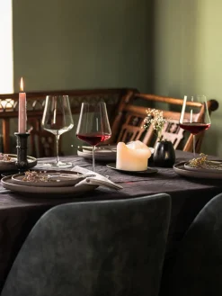 Copas de vino tinto artesanales, 2 uds.