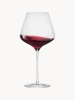 Copas de vino tinto de cristal Quatrophil, 6 uds.